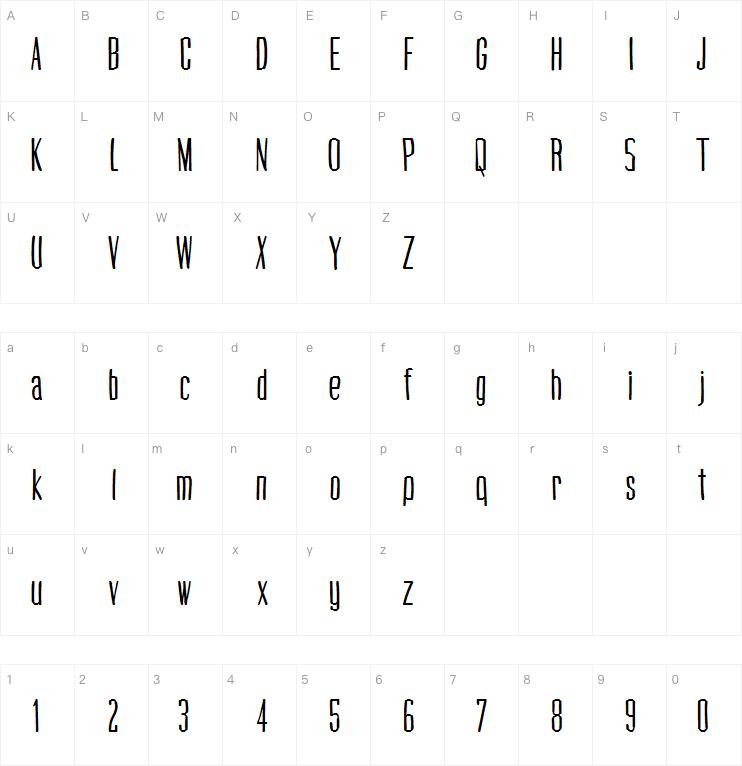 Cogswell Condensed字体