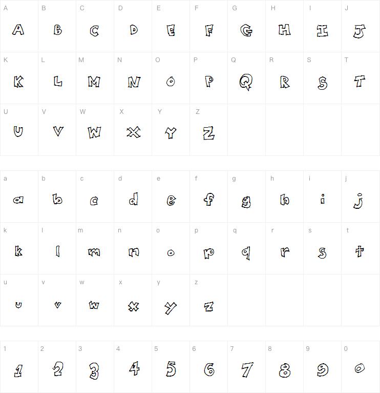College RA字体