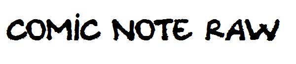 Comic Note Raw