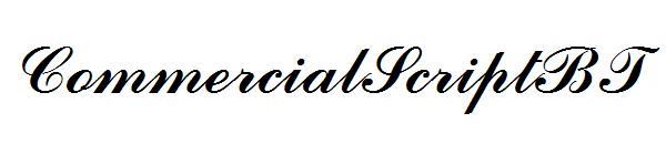 CommercialScriptBT字体