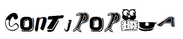 Contipopgua字体