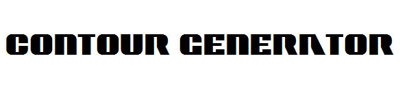 Contour Generator字体