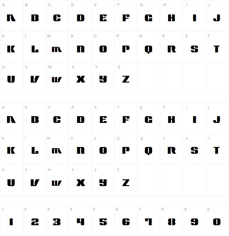 Contour Generator字体