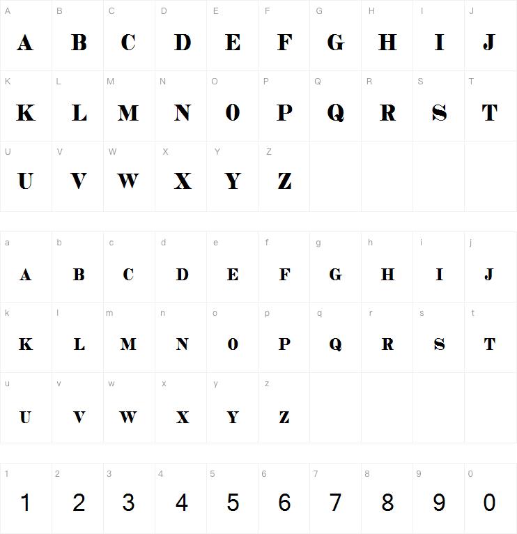 Copperhead Condensed字体