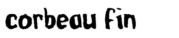 Corbeau Fin字体