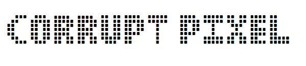 Corrupt Pixel字体