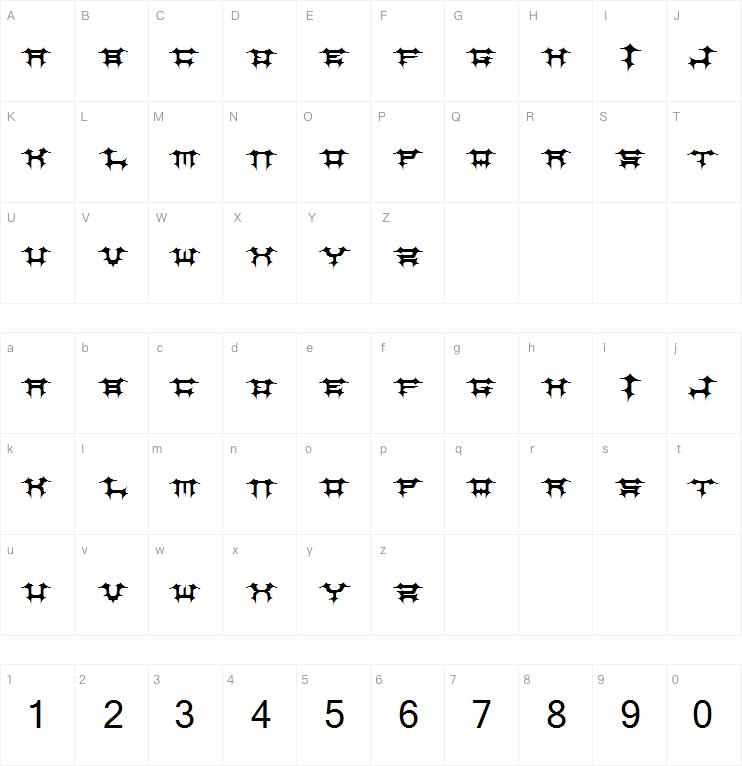 Cosmic Bats字体
