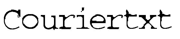 Couriertxt字体
