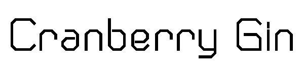 Cranberry Gin字体
