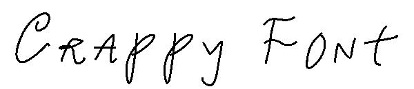 Crappy Font字体