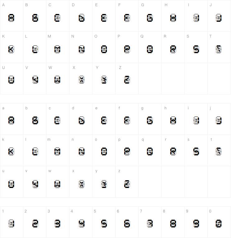 Crashed Scoreboard字体