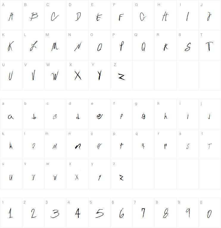 Crative Chalk字体