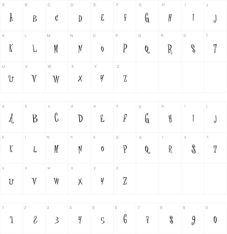 crAZYSCARYhalLowEeN字体
