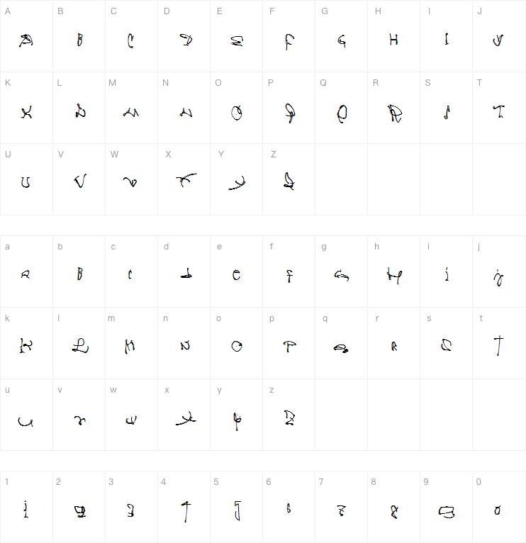 Crazy Written字体