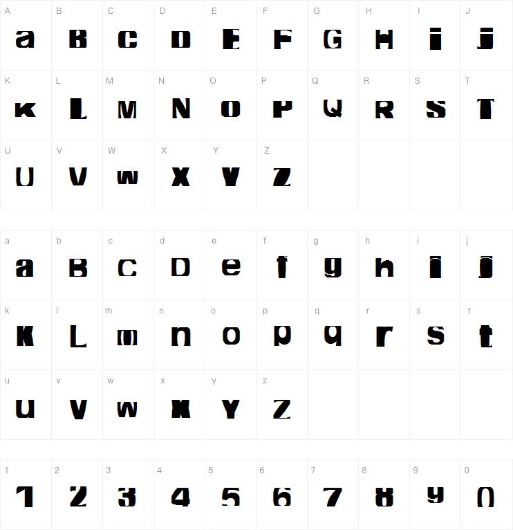 Cropfont Expanded字体