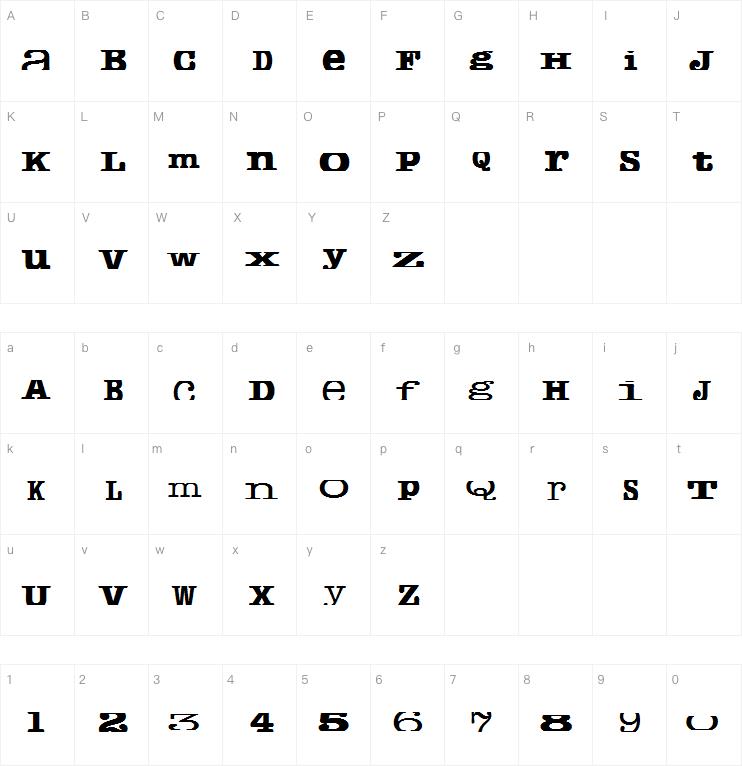 Cropfont Serif字体