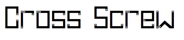 Cross Screw字体