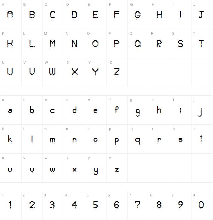 Crumbled Pixels字体