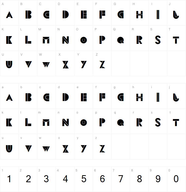 CS Blocks字体