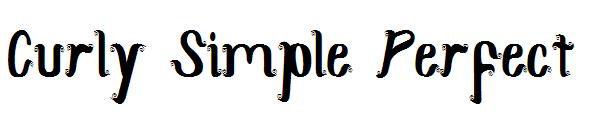 Curly Simple Perfect字体