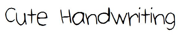 Cute Handwriting