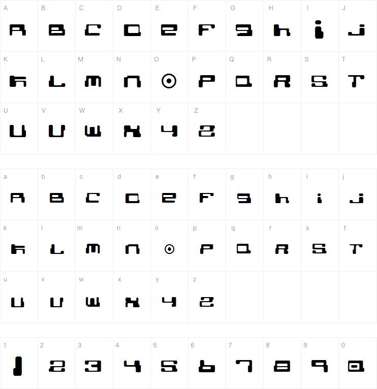Cybertown Subterranean字体