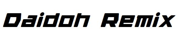 Daidoh Remix字体