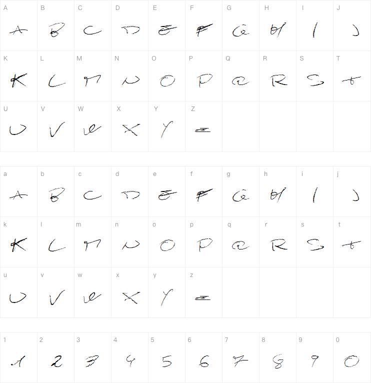 Damagrafik Script字体