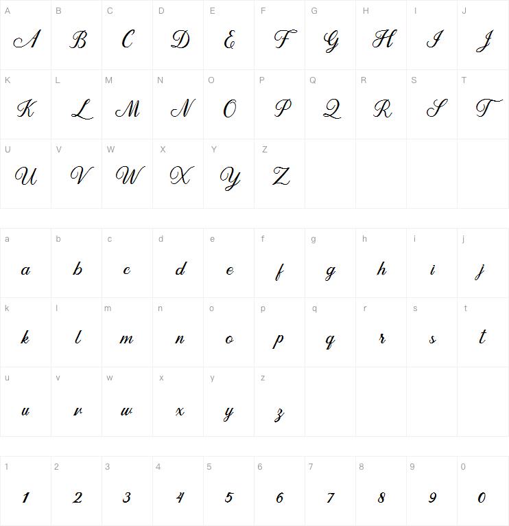 Dandelion Script字体