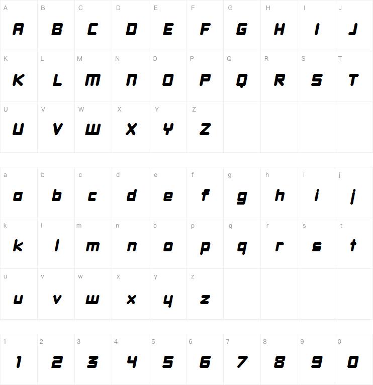 DBXL Nightfever字体