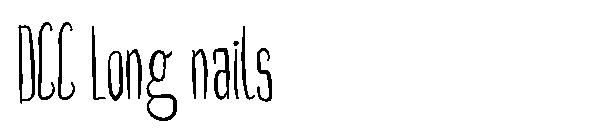 DCC Long nails字体
