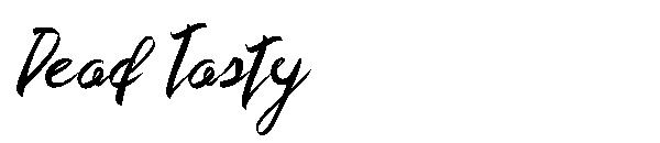 Dead Tasty字体