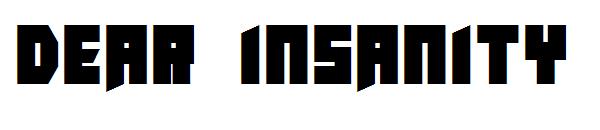 Dear Insanity字体