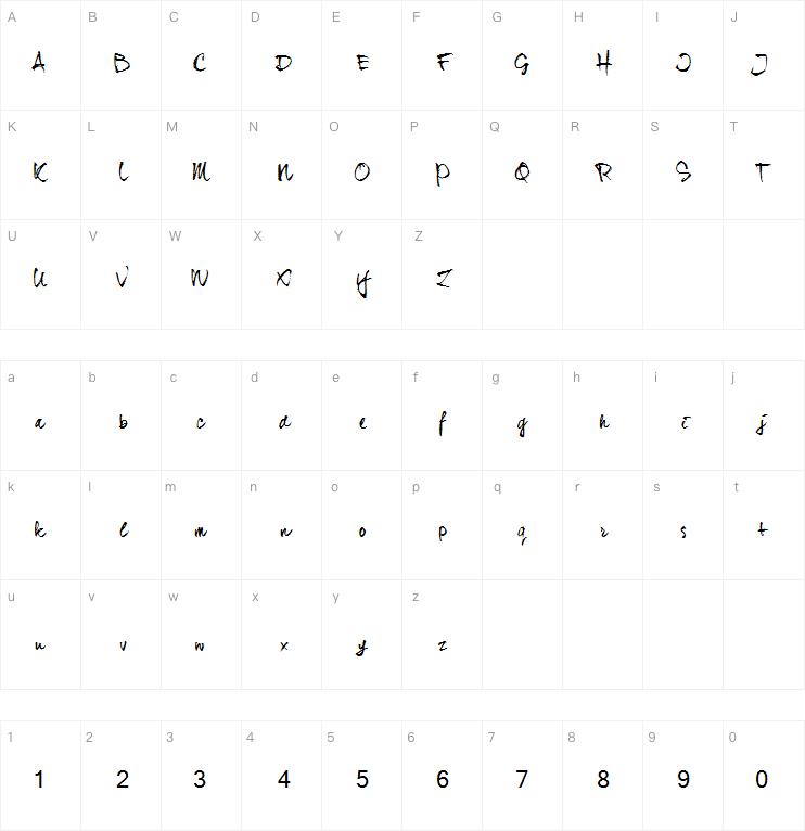 Dear Joe Hannes字体