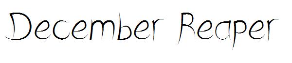 December Reaper字体