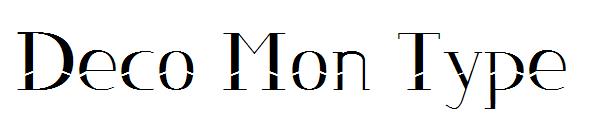 Deco Mon Type字体