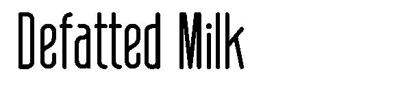 Defatted Milk