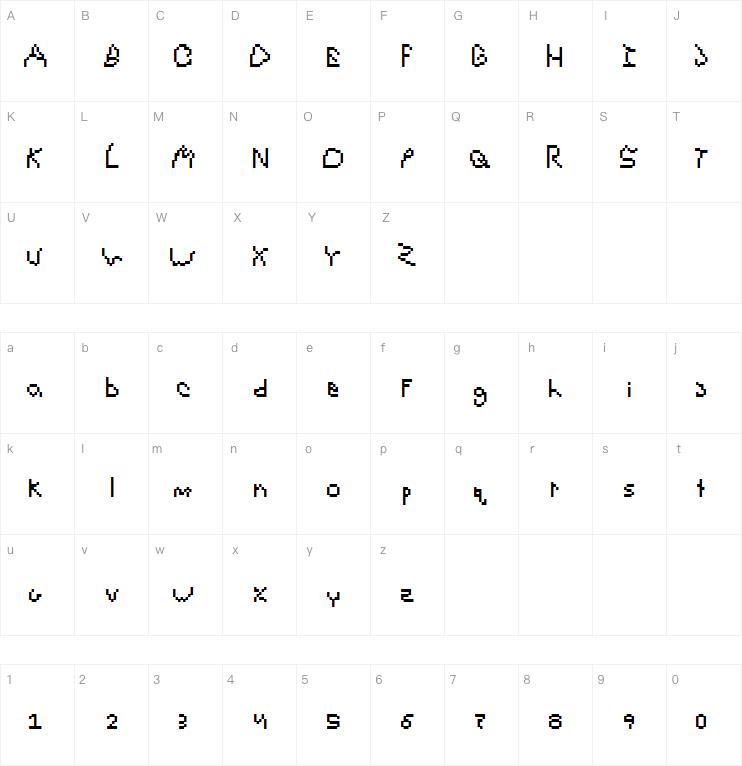 Deflated And Sloppy字体