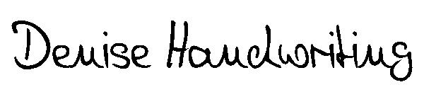 Denise Handwriting