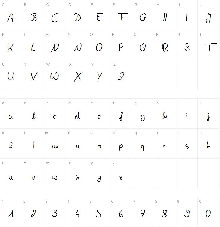 Denise Handwriting字体