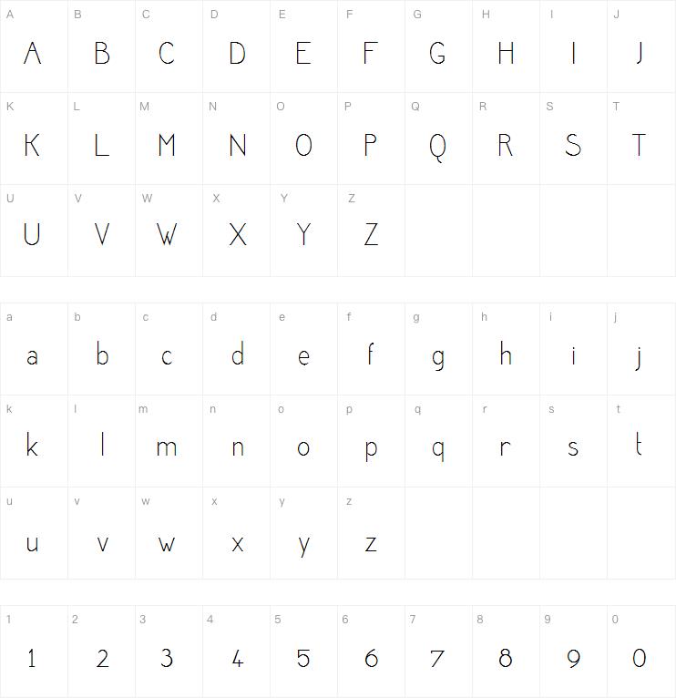 Desereted字体