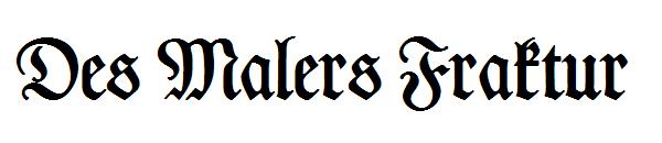 Des Malers Fraktur字体