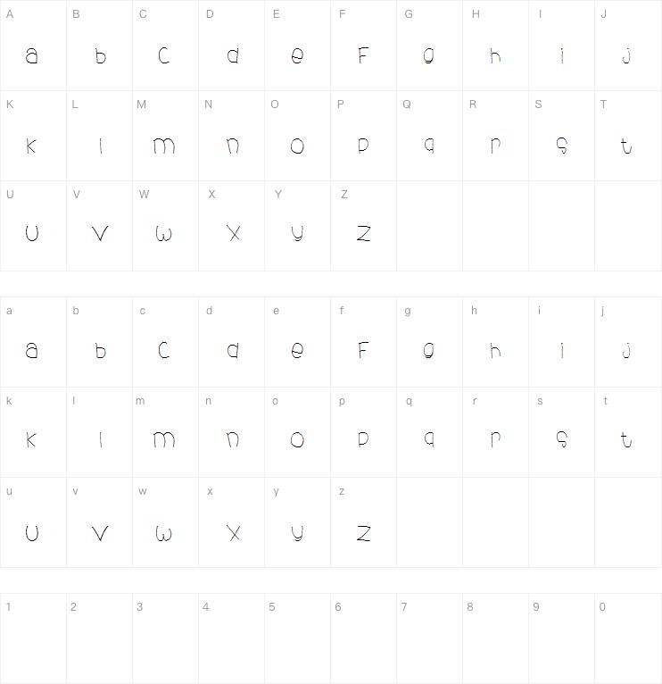 Dhe Child Font字体