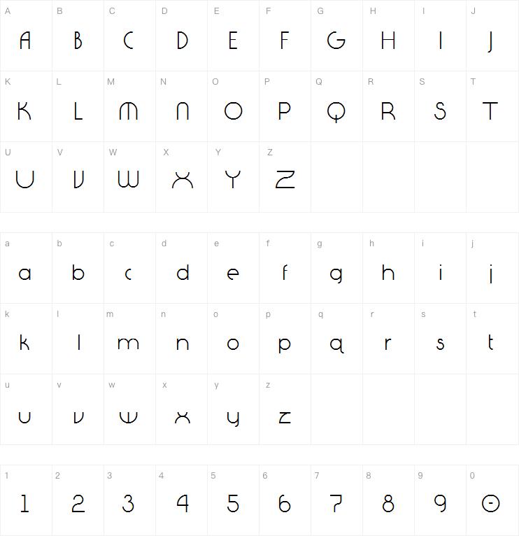 Diaga No字体