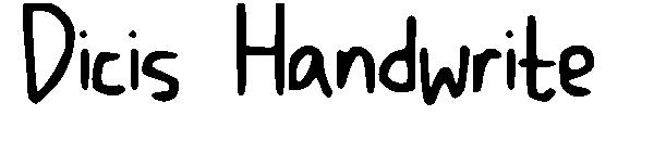 Dicis Handwrite字体
