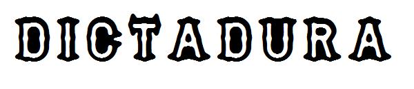 Dictadura字体