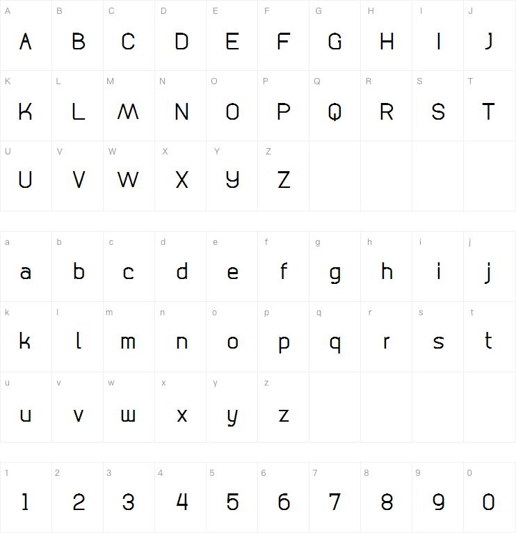 Digicity字体