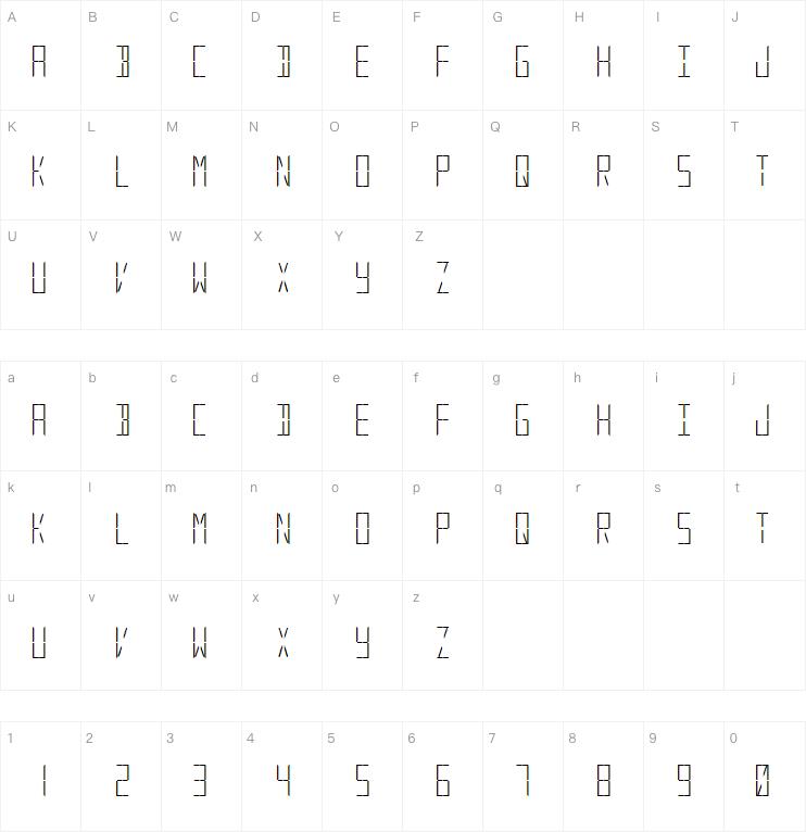Digital System字体