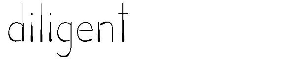 Diligent字体