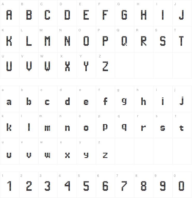 Dimelthoz 11x96字体